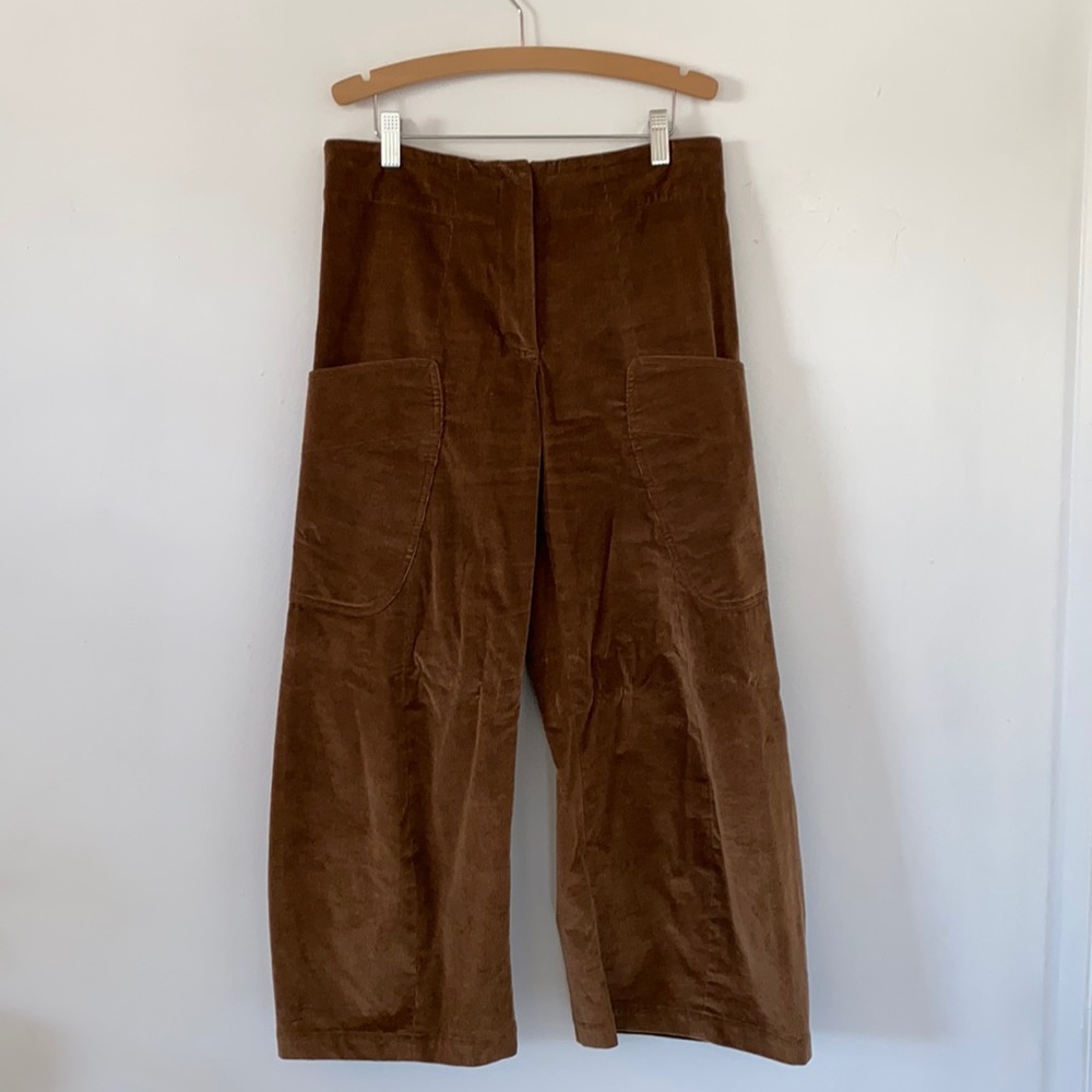 Zero + Maria Cornejo Curved Eda Culottes Cord 2